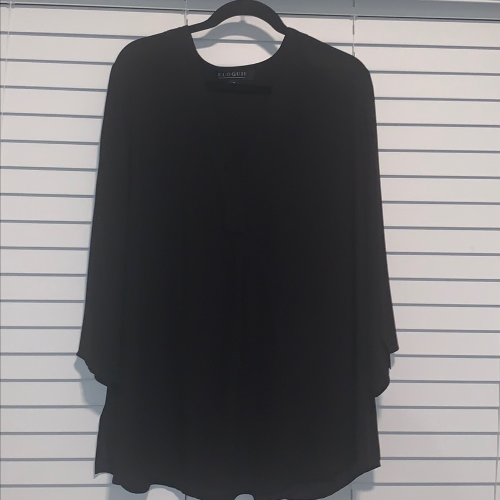 Eloquii V-Neck Top